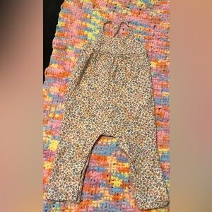 Little Planet Floral Print Kids jumper 12month w/ Gymboree Jean Jacket 6/12mon